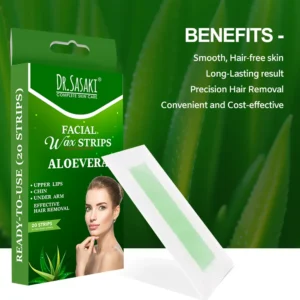 Dr. Sasaki Facial Wax Strip (Aloevera)