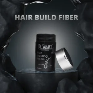 Dr. Sasaki Hair Building Fibers, Black 22g