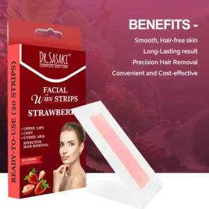 Dr. Sasaki Facial Wax Strip (Strawberry)