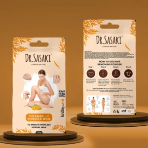 Dr. Sasaki Painless Unisex Wax Powder (Vitamin C)